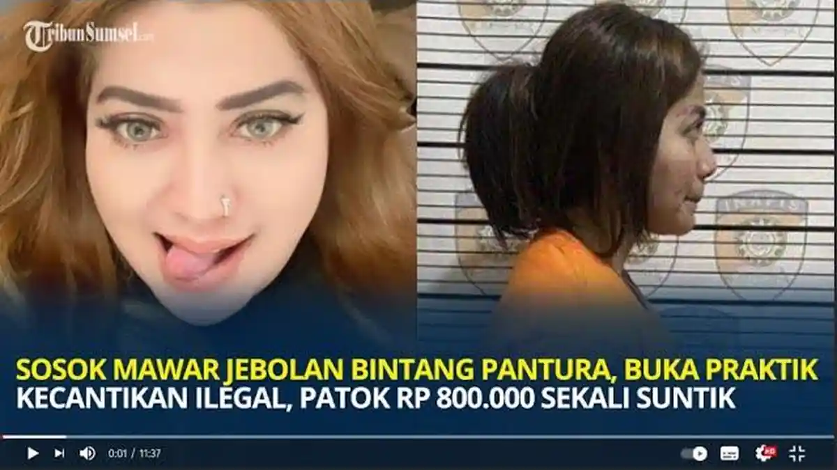 Buka Klinik Kecantikan Ilegal, Mawar Pantura Ditangkap Polisi, Terkuak Belajar Nyuntik dari YouTube