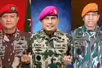 Sosok 3 Panglima Komando Tempur Baru TNI, Dilantik Presiden Prabowo Besok