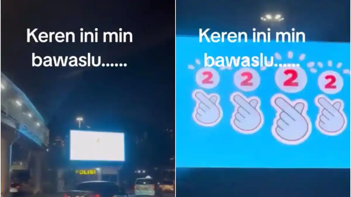 Bawaslu DKI Usut Videotron Kampanye Prabowo-Gibran di Atas Pos Polisi Semanggi