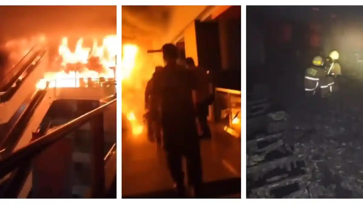 Lantai 5 Mal Citraland Jakarta Barat Terbakar Hebat Kamis Malam