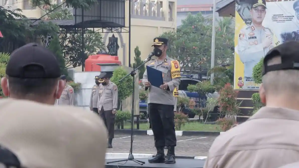 Pimpin Apel Pagi, Berikut Arahan Kabag Ops Polres Singkawang kepada Personel