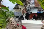 Tanah Tiba-tiba Amblas, Rumah di Karangasem Roboh Tengah Malam, Pasutri Tertimbun