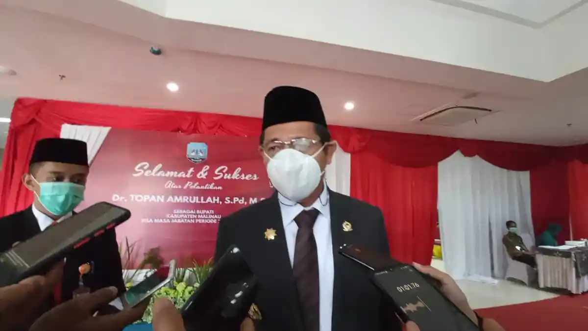 Setahun Pandemi Covid-19, Wagub Kaltara Yansen Tipa Padan Dorong Vaksinasi dan Utamakan Produk Lokal