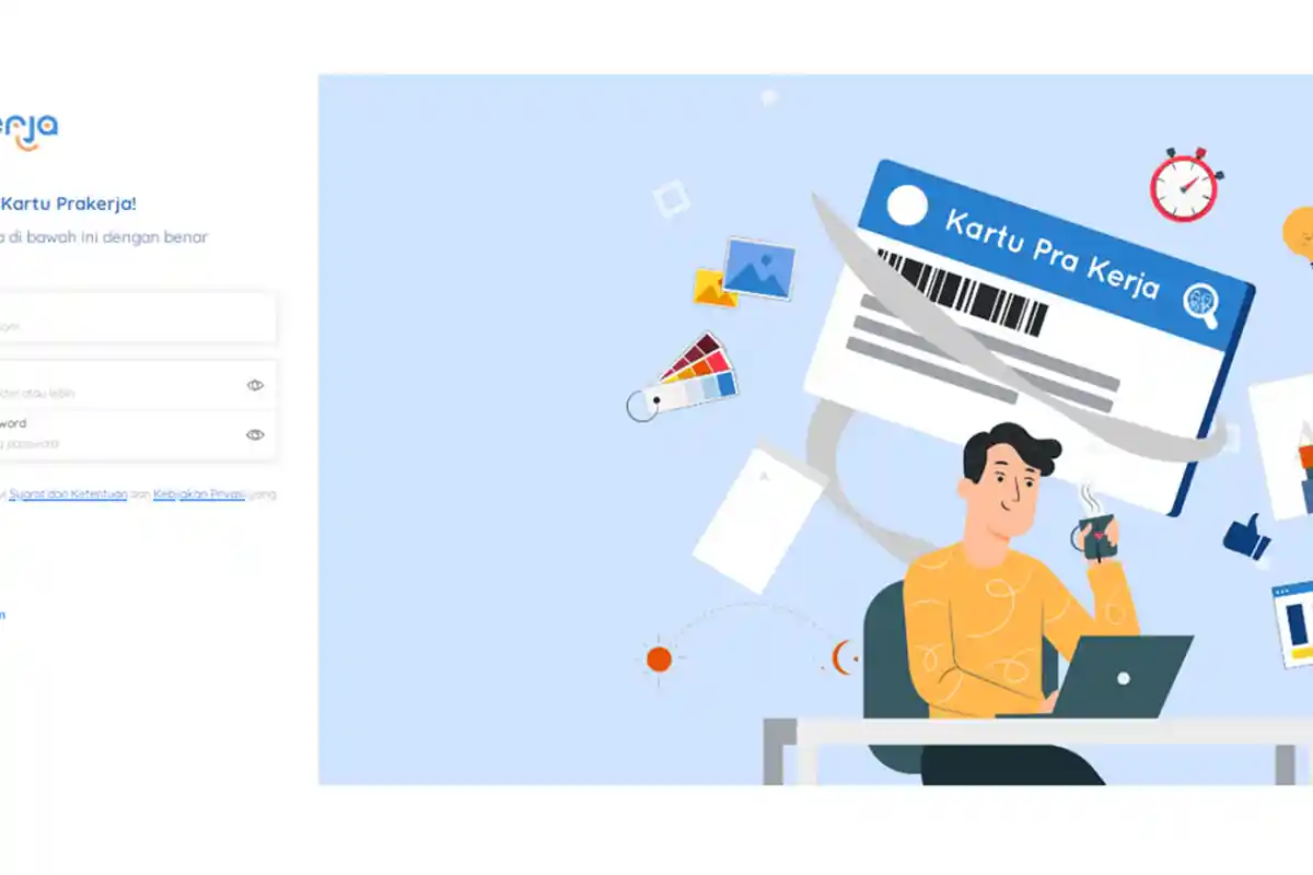 Pendaftaran Kartu Pra Kerja di prakerja.go.id Sudah Bisa Dilakukan, Cek Panduan Cara Mendaftar