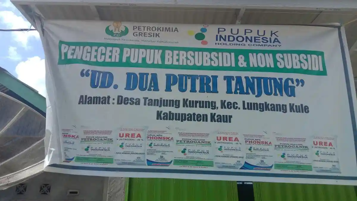 Penyaluran Pupuk Subsidi Pakai QR Code, Pemilik Kios di Kaur Khawatir Penyaluran Terhambat