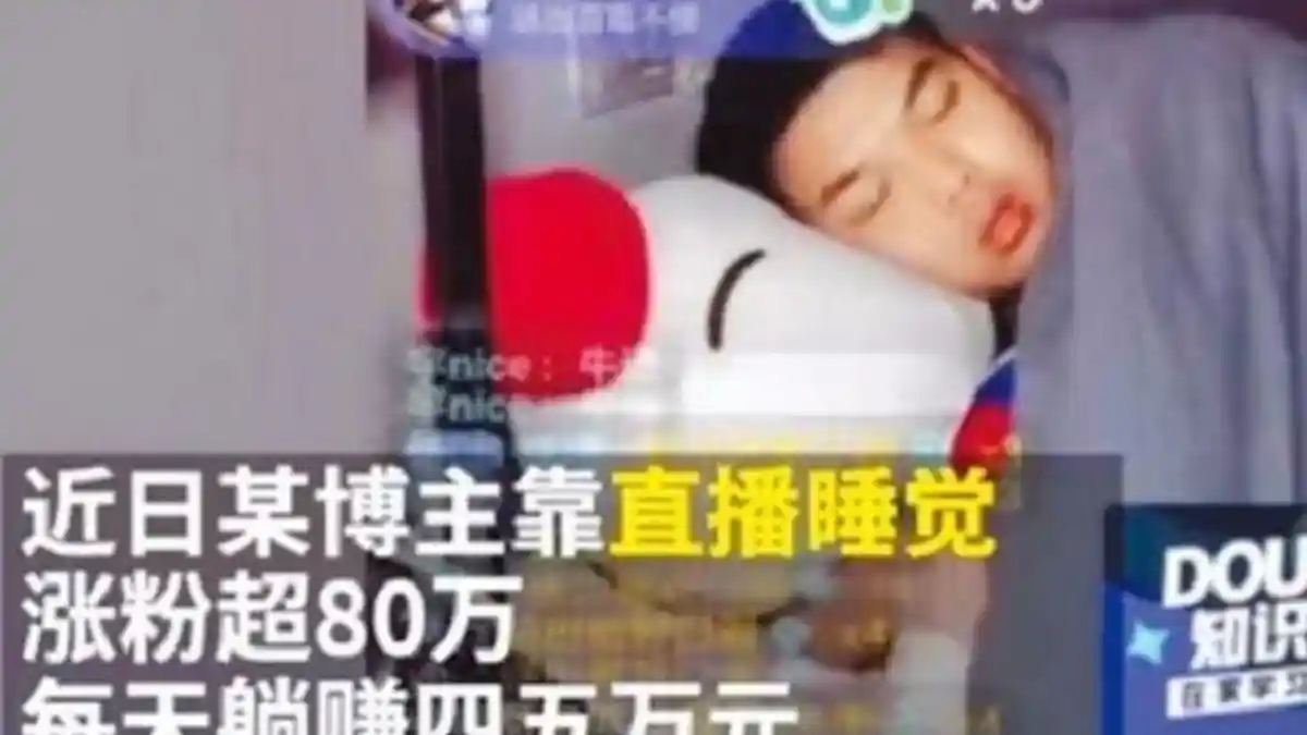 Cuma Unggah Video Lagi Tidur Mendengkur, Anak Muda Ini Bisa Raup Ratusan Juta