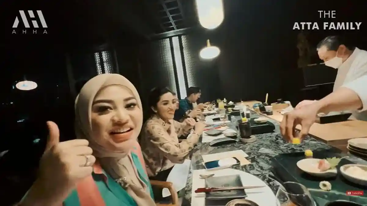 Aurel Hermansyah Acungkan Jempol saat Tahu Atta Halilintar Suka Wasabi