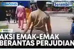 VIDEO VIRAL Aksi Emak-emak Berantas Perjudian, Sejumlah Mesin Judi Tembak Ikan Dihancurkan