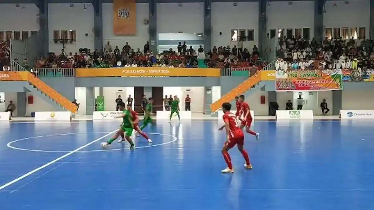 Grup A Panas, Tuan Rumah Sumut vs Jawa Timur Laga Penentuan ke Semifinal Futsal PON