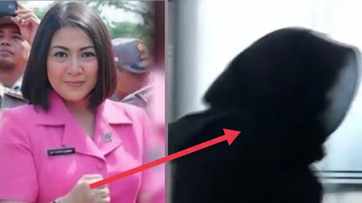 GAYA Putri Candrawathi Kelabui Wartawan Saat Datang ke Bareskrim, Gunakan Pakaian Serba Hitam