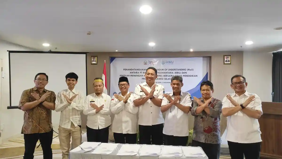 BIRU Perkenalkan Program Unggulan, Tingkatkan Kualitas Pendidikan SMK di Sulsel