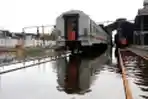 Stasiun Semarang Tawang Lumpuh Terdampak Banjir