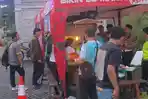 Angkringan Gratis Diserbu Pemudik di Rest Area KM 429 Tol Semarang-Solo