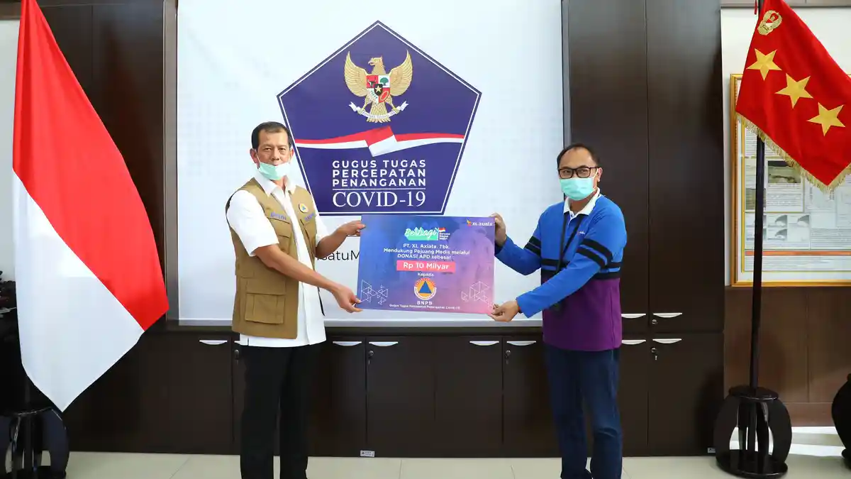 XL Axiata Donasi Mitigasi Covid-19 Hingga Rp 10,8 Miliar 