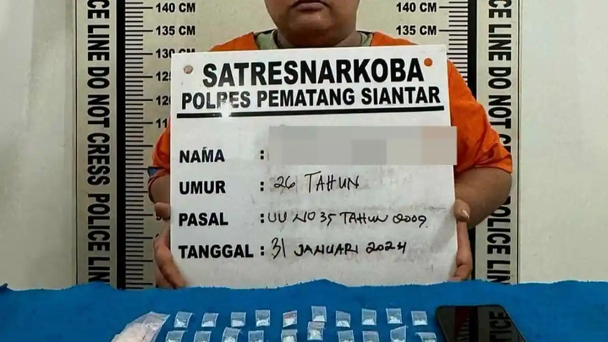 Pemilik Sabu 37 Paket dari Jalan Seram Diamankan Satnarkoba Polres Pematangsiantar 
