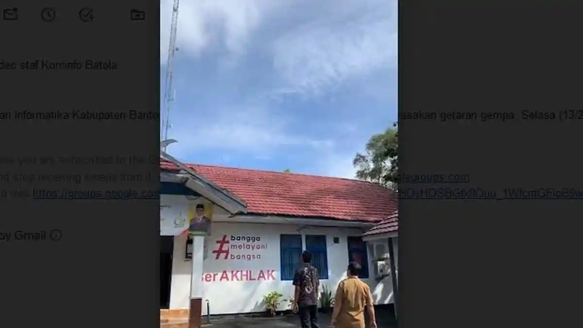 Getaran Gempa Kalsel Dirasakan Pegawai Diskominfo Batola, Sempat Mengira Menara Internet Roboh 