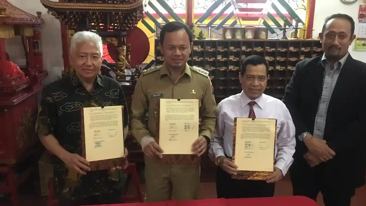 Poltek Negeri Jakarta Bareng Pemkot Bogor dan Panorama Konservasi Klenteng Pan Kho Bio