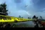 Helikopter Water Bombing Padamkan Karlahut di Pekanbaru