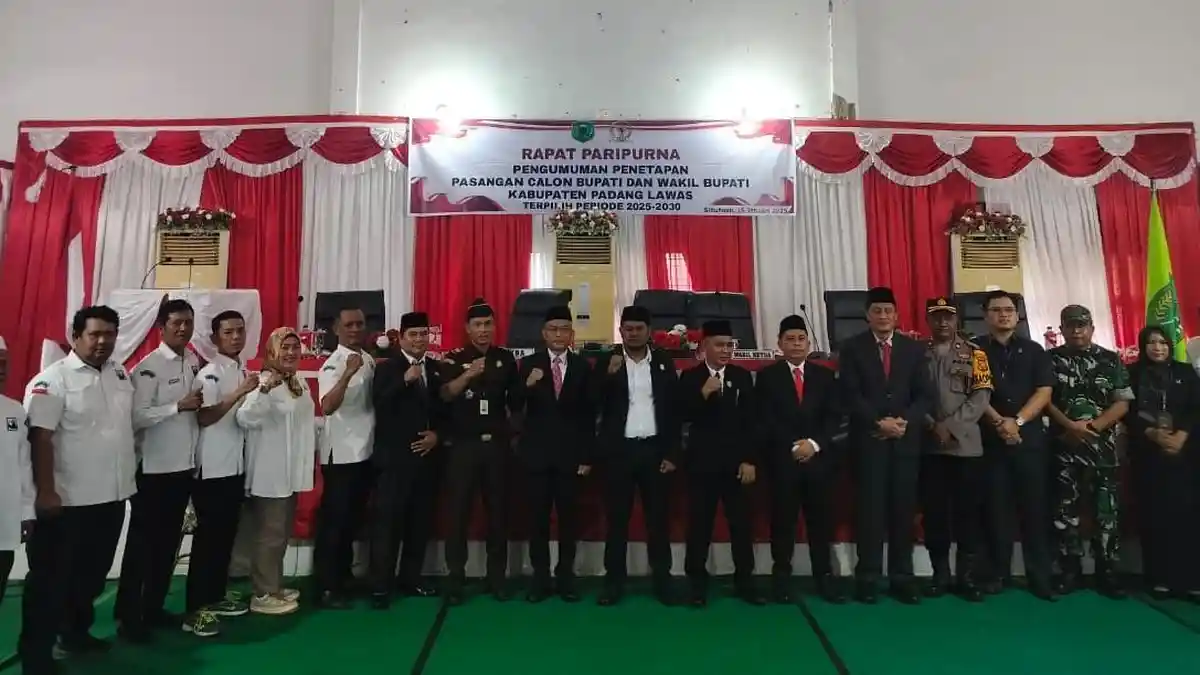 Polres Palas Amankan Rapat Paripurna Pengumuman Paslon Terpilih Pilkada 2024