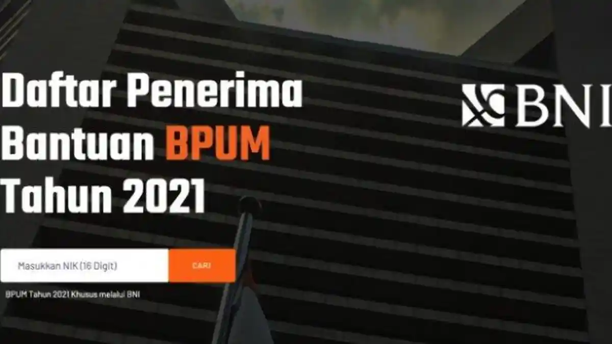 Cek Penerima BLT Banpres BPUM BNI dan BRI Tahap 3 di Link eform.bri.co.id/bpum/banpresbpum.id