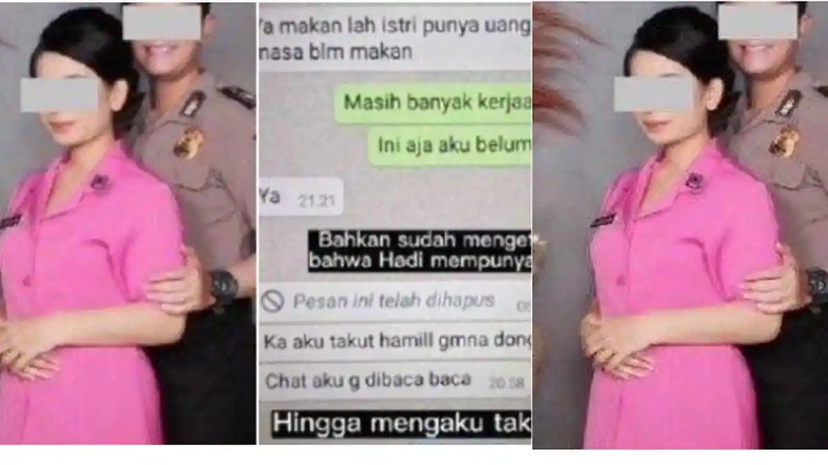 Baru 3 Bulan Nikah, Bripka HK Sudah Suka Jajan Pesan PSK, Istri Beberkan Chat: Ka Aku Takut Hamil