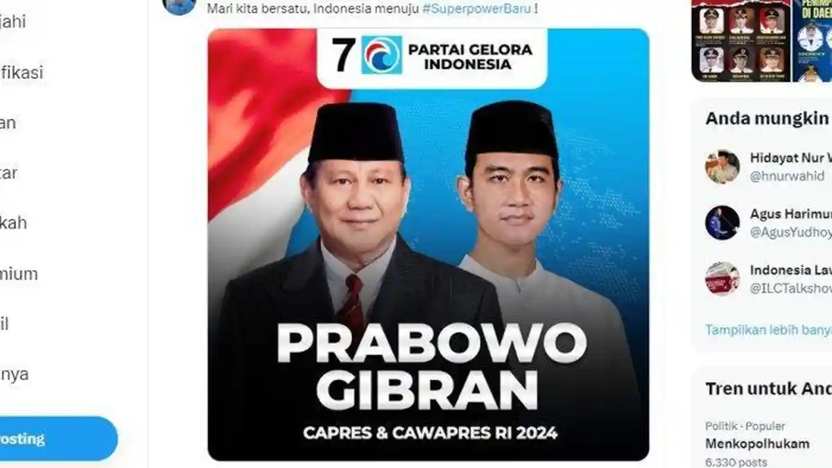 Ansyari Sebut PDIP Tak Gentar Hadapi Duet Prabowo-Gibran di Pilpres 2024: Tidak Ada Sama Sekali