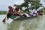 Mirisnya Nasib Warga Lamongan, Harus Jalani Ramadan dan Rayakan Lebaran di Tengah Banjir
