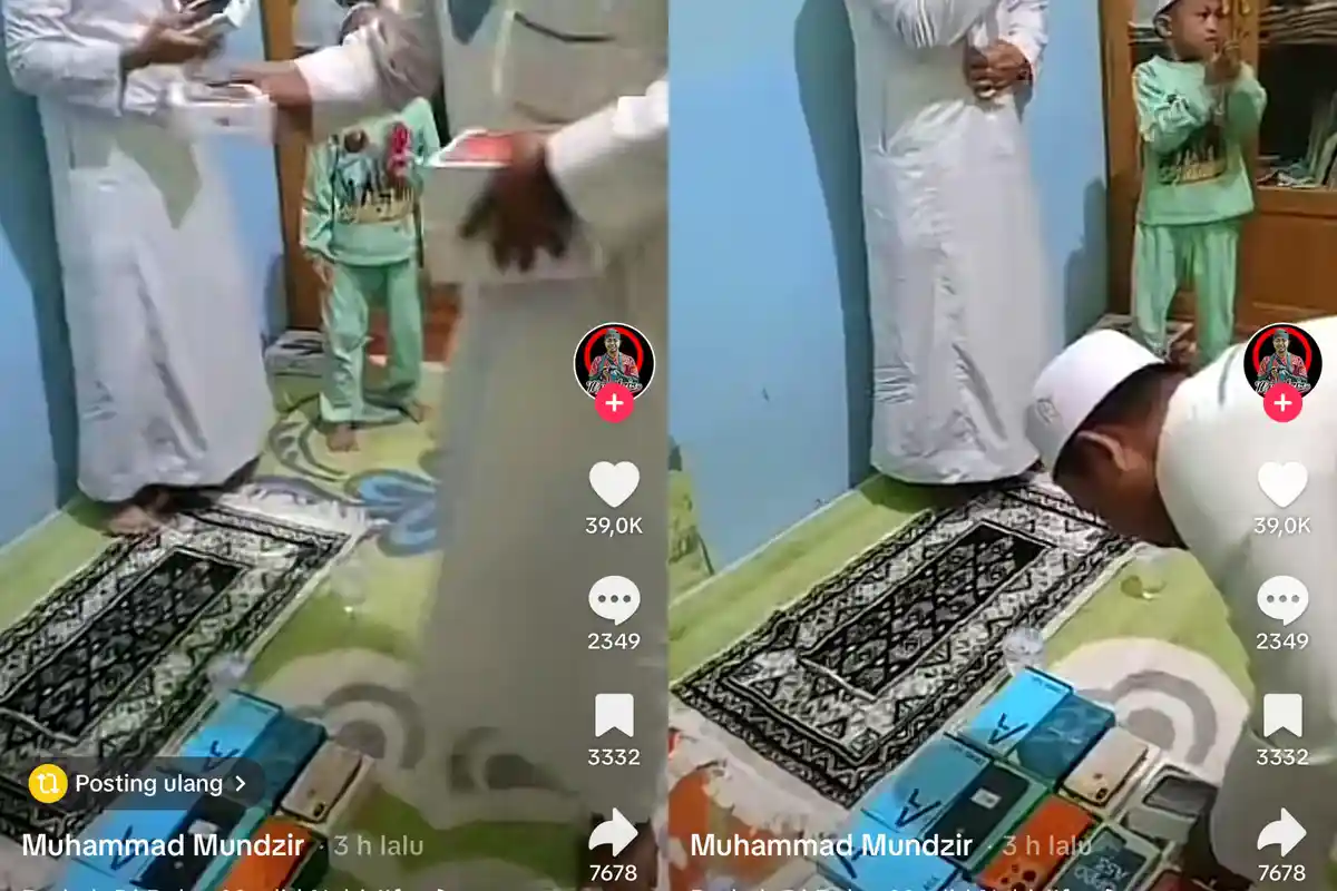 Viral Jemaah Maulid Nabi Dapat Bingkisan HP, Tamu Langsung Dapat Hadiah Saat Baca Shalawat