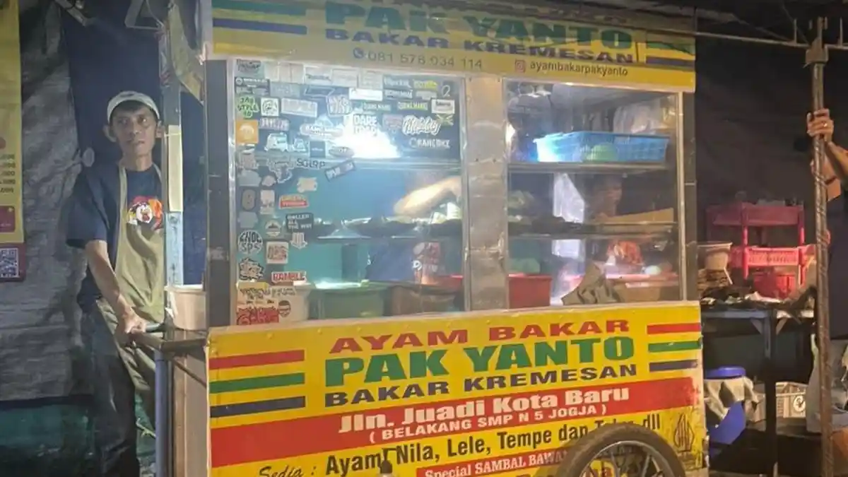 Ayam Bakar Pak Yanto Jogja, Kuliner Legendaris yang Tak Pernah Buka Cabang - Tribunjogja.com