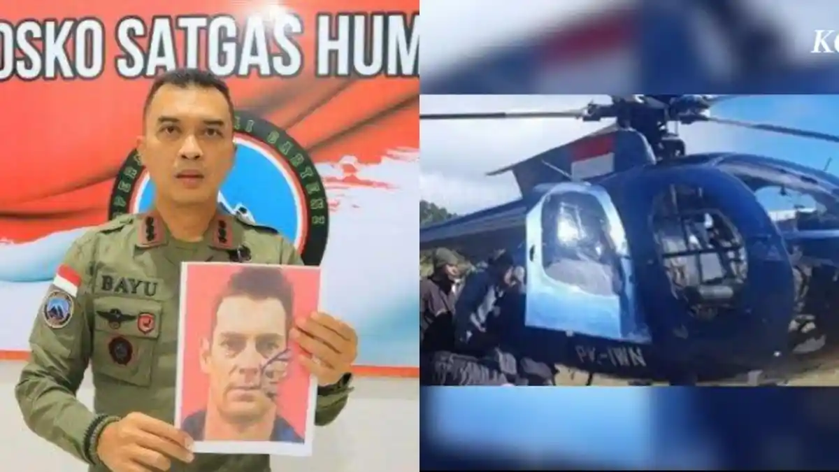 KKB Pelaku Pembunuhan Pilot Helikopter Diburu, Diduga dari Wilayah Nduga dan Puncak