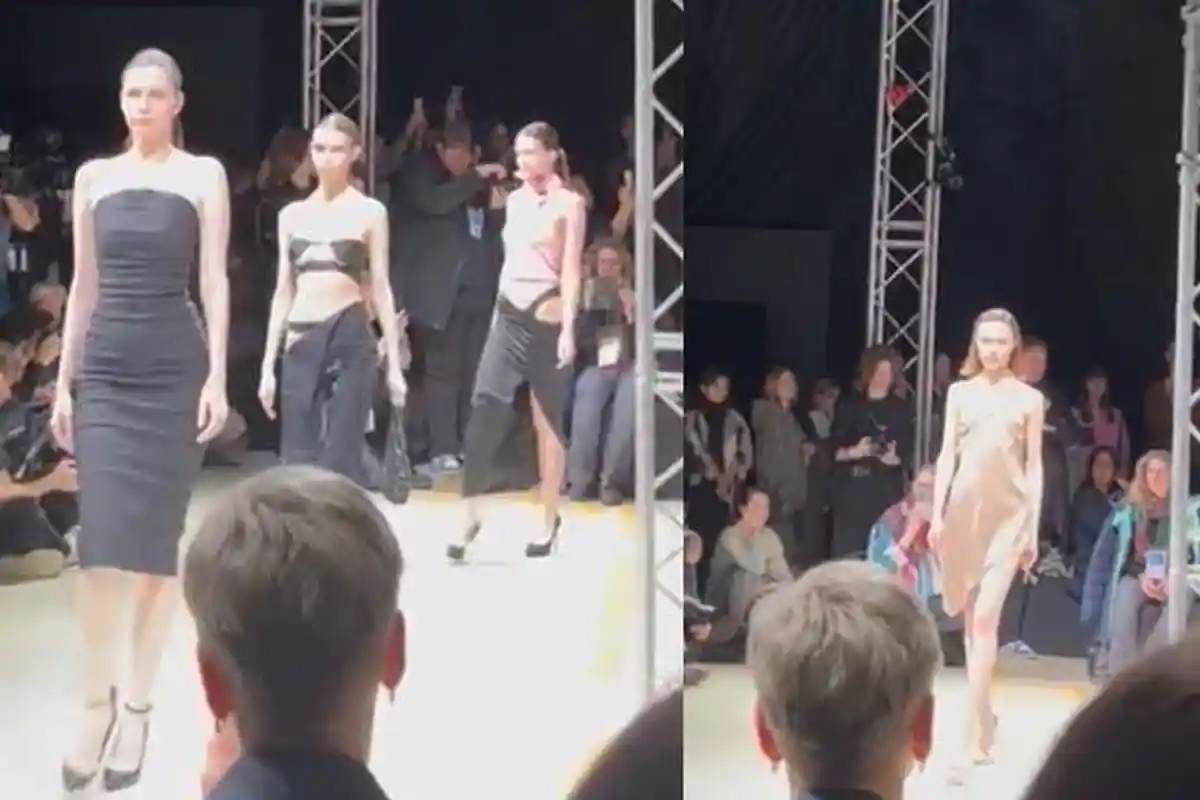 Lengak-lenggok Model Rusia di Tengah Perang, Fashion Show Moskow di Basement Parkir