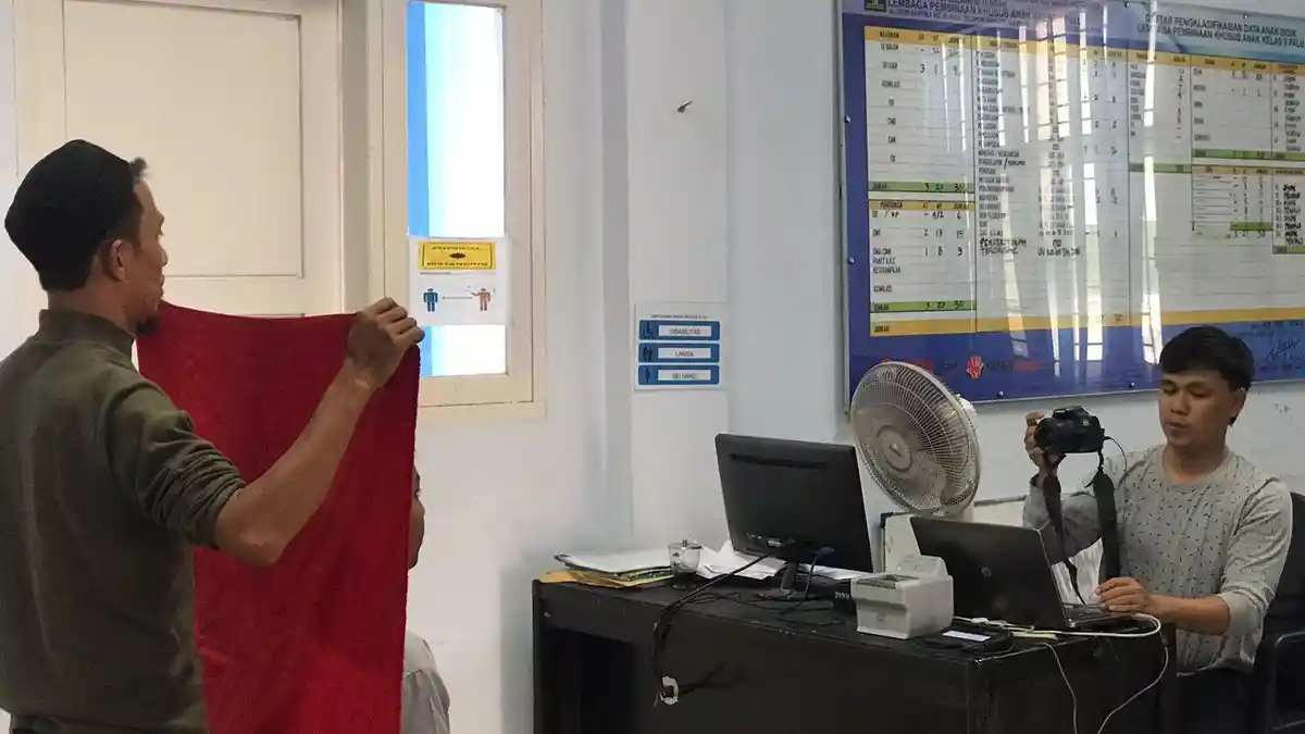 LPKA Palu Penuhi Hak Identitas Anak dengan Menggandeng Dinas Dukcapil