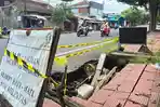 Trotoar Mayor Metra Bali Jebol Akibat Tergerus Tingginya Debit Air, PUPR: Sudah Kami Laporkan