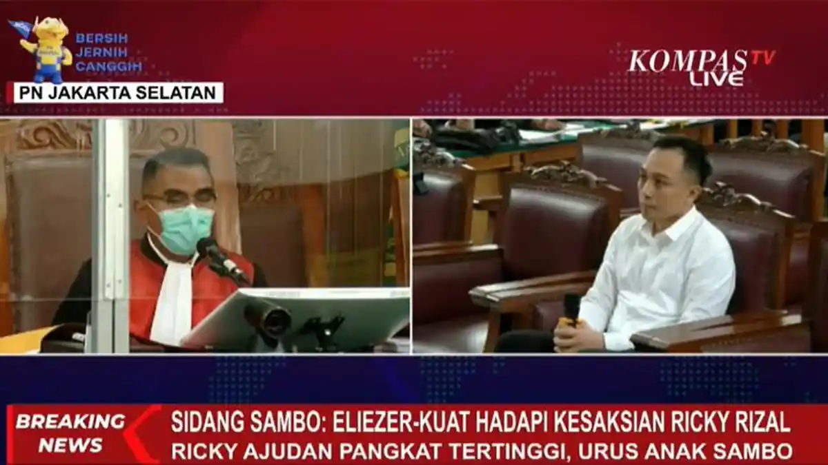 Kronologi Penembakan Brigadir J Versi Ricky Rizal, Ngaku Kaget hingga ...