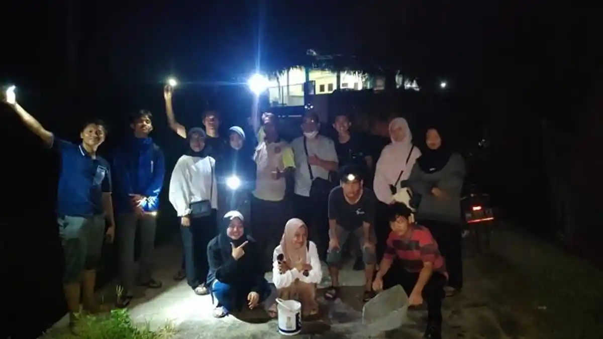 Mahasiswa UnMuh Babel Amati 'Hewan Alien Invasif', Ada Kadal Taman dan Lobster Capit Merah