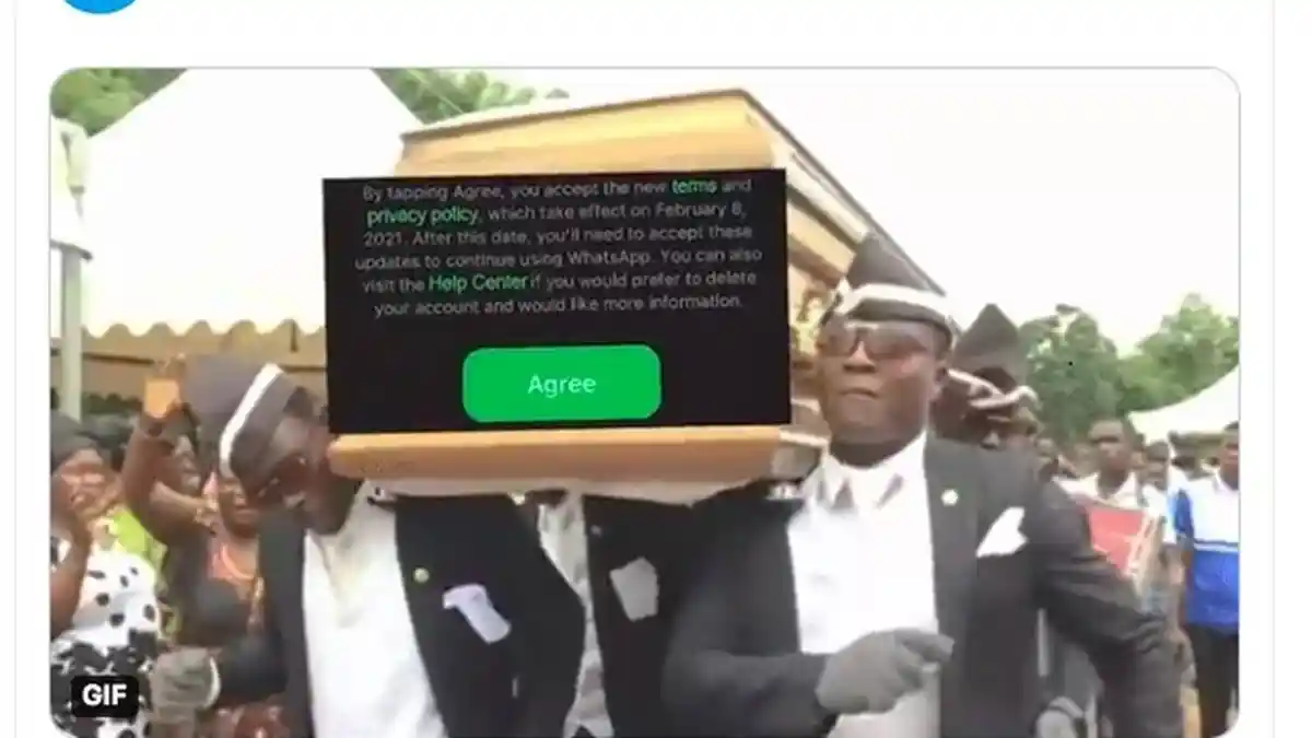 'Perang' Sudah Dimulai: Kritik WhatsApp (WA) Soal Data Pribadi, Telegram Posting Foto Peti Mati!