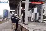 VIDEO Puslabfor Mabes Polri Gelar Olah TKP di Halte Transjakarta Bundaran HI Pasca Terbakar