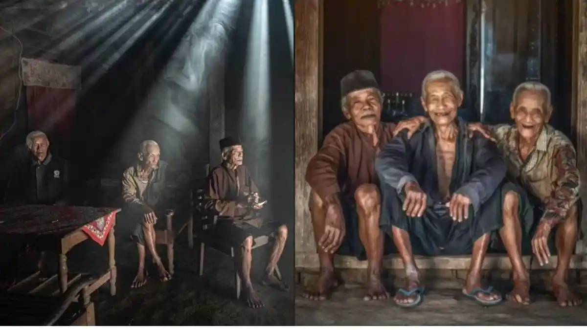 VIRAL Kisah 3 Kakek Bersahabat sejak Kecil, Sering Berkumpul Bersama di Warung Kopi