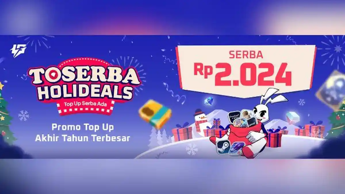 Lapakgaming Hadirkan TOSERBA HOLIDEALS: Promo Akhir Tahun Serba Rp2.024 untuk Gamers
