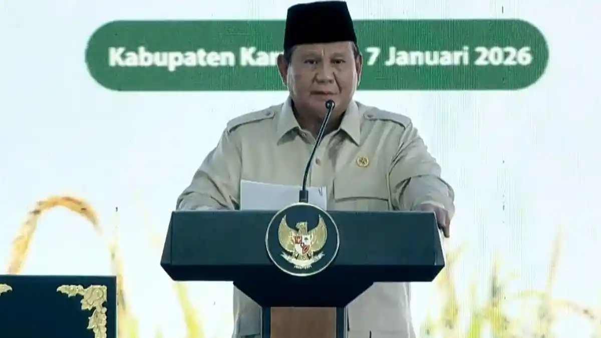 Umumkan Capai Swasembada Pangan, Prabowo: Jangan Bergantung pada Bangsa Lain