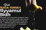 Bacaan Niat Puasa Ayyamul Bidh Februari 2024 dan Ganjarannya, Lengkap Tulisan Arab, Latin, dan Arti