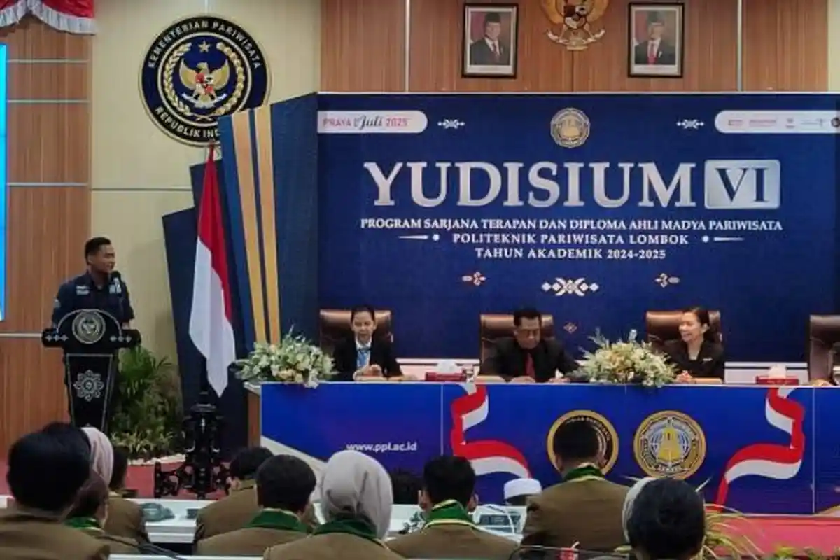 386 Mahasiwa Poltekpar Lombok Resmi Raih Status Diploma, 75 Persen Sudah Bekerja Sebelum Wisuda