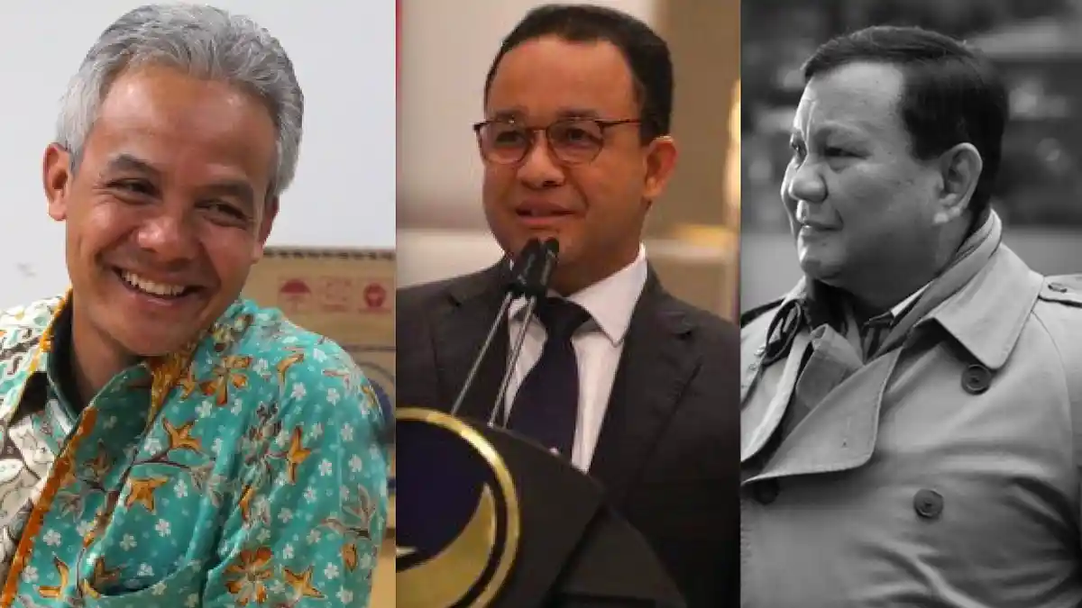 Jajak Pendapat Terbaru Pilpres 2024: Tren Positif Ganjar - Anies, Prabowo Cenderung Turun