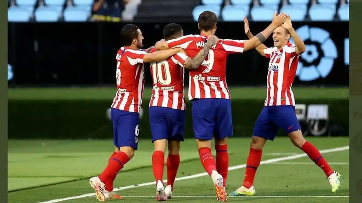 Hasil Liga Spanyol - Dua Gol Dianulir dan Main 10 Orang, Atletico Madrid Tetap Menang