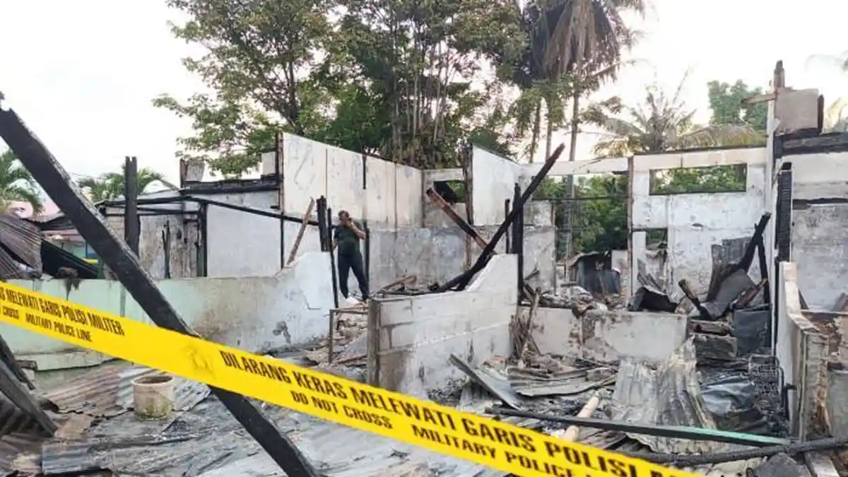 Dua Titik Kebakaran di Sulawesi Utara, Satu Korban Jiwa dan Blok Asrama TNI Ludes