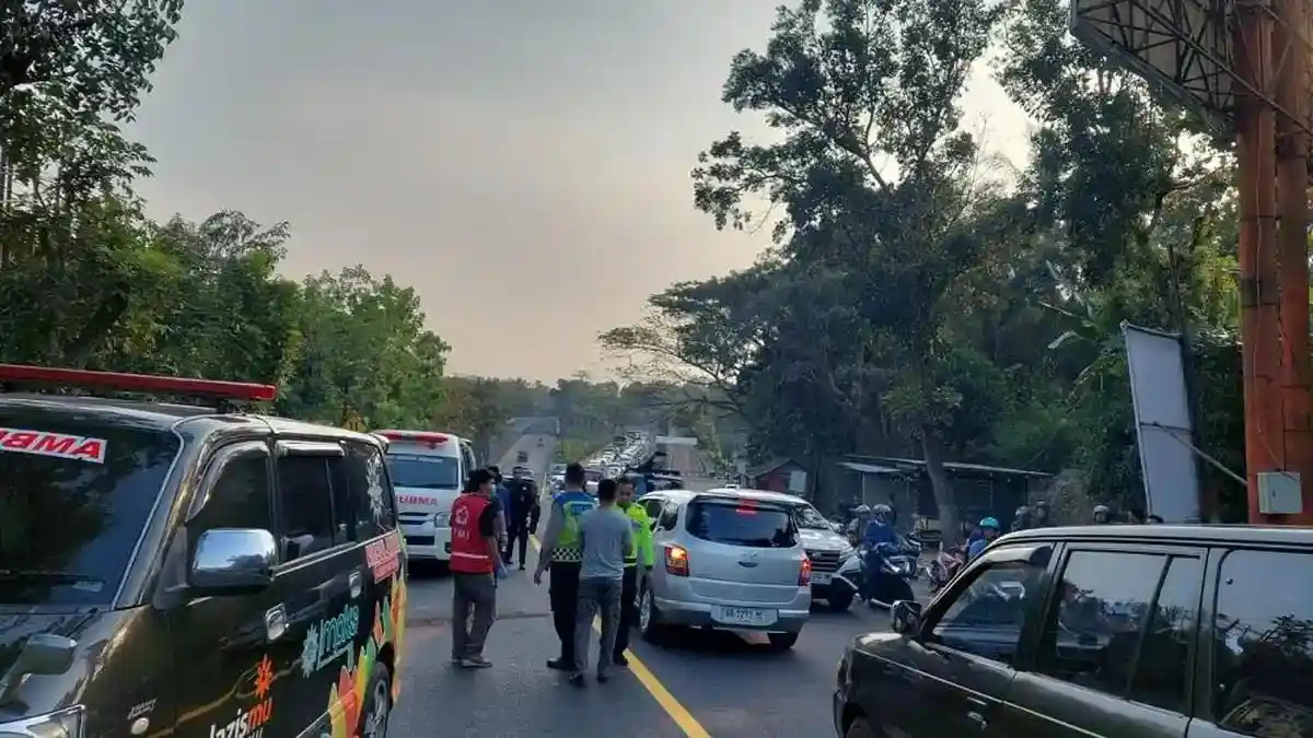 Kecelakaan Maut di Jalan Jogja-Wates, Pengendara Beat Meninggal di Lokasi, Pembonceng Selamat - Tribunjateng.com