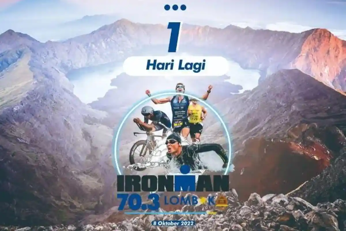 Apa Itu Event Triatlon Ironman 70.3 Lombok? Berikut Penjelasan Beserta Jadwal Lengkapnya