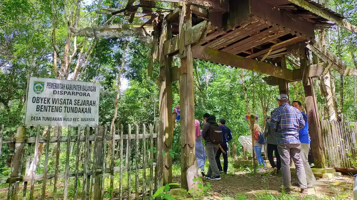 Dinas Pendidikan dan Dinas Pariwisata Bekerjasama Mengelola Cagar Budaya Benteng Tundakan Balangan
