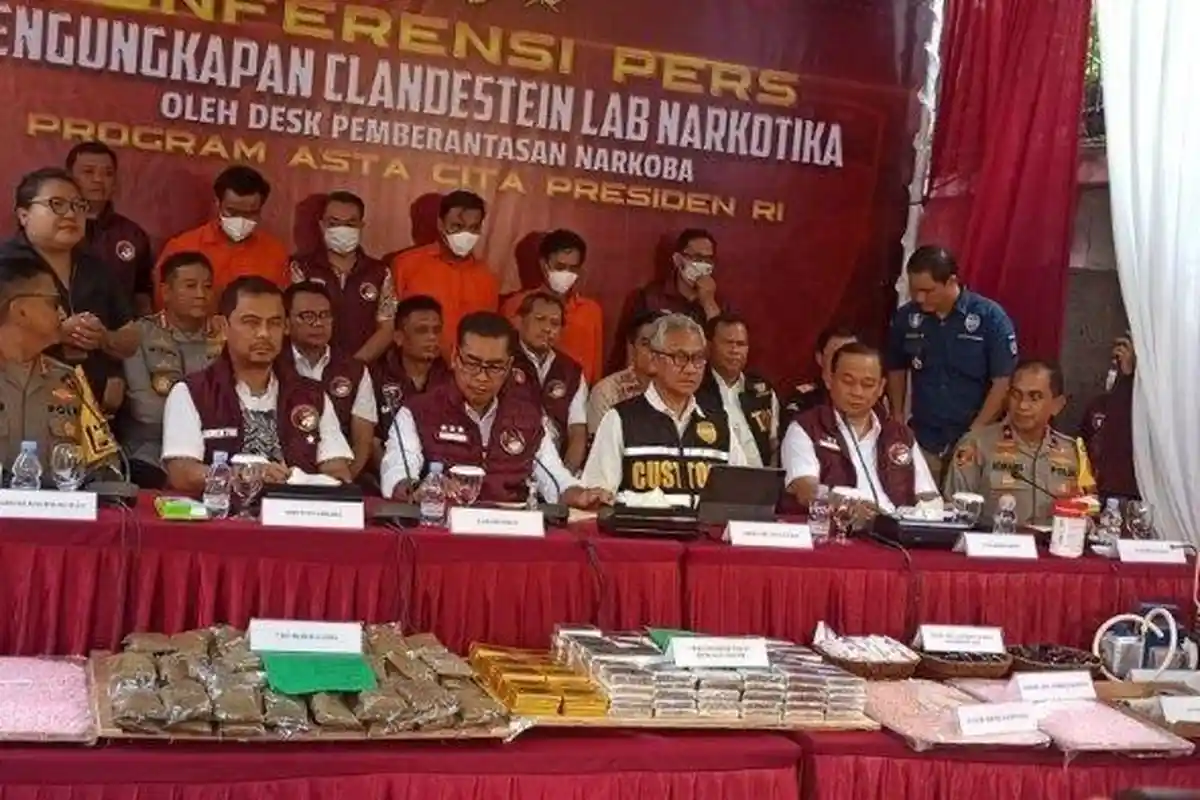 Laboratorium Narkoba Rp2 T Beroperasi di Bali, Produksi Hasish, Diedarkan Saat Tahun Baru 2025