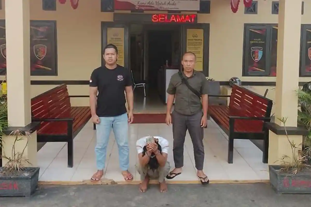 Kisah Pencuri di Permis Bangka Selatan, Gagal Sikat Dompet Malah Terjebak di Pintu Belakang